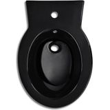 vidaXL Standbidet Stand-Bidet Bodenstehend Bidet Keramik schwarz