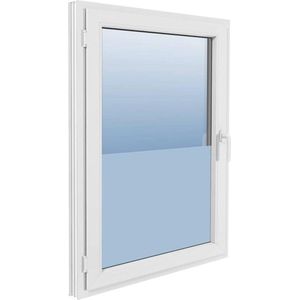 vidaXL Privacyfolie mat melkglas zelfklevend 0,9x5 m
