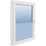 Raamfolie - Matgrijs - PVC - Zelfklevend - 90 cm x 20 m