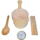 vidaXL 5-delige Sauna-accessoireset