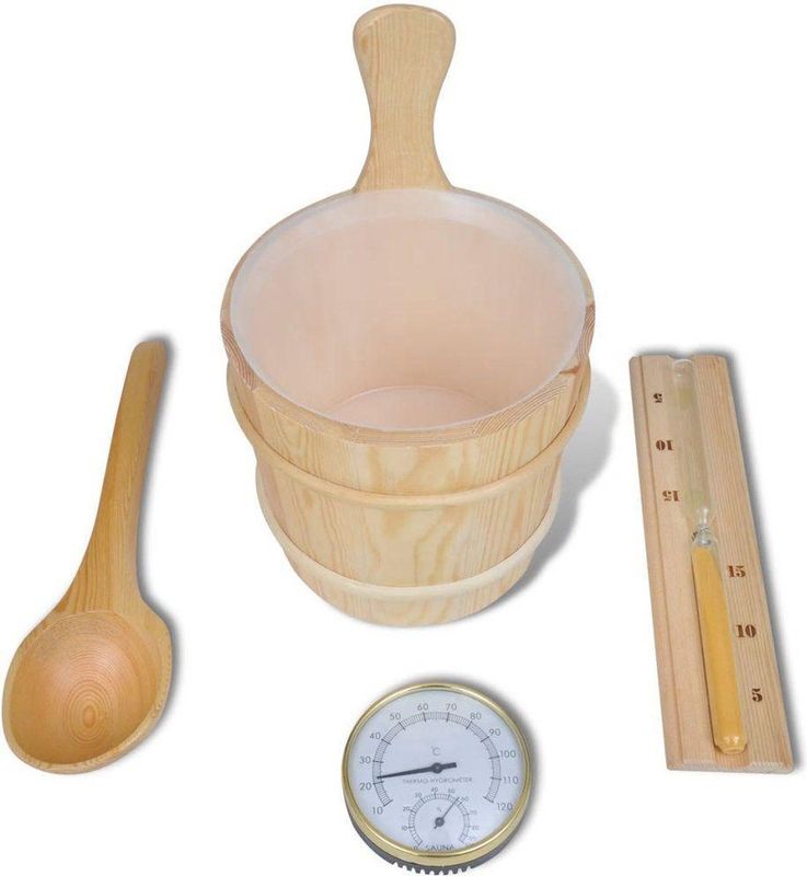 vidaXL 5-delige Sauna-accessoireset