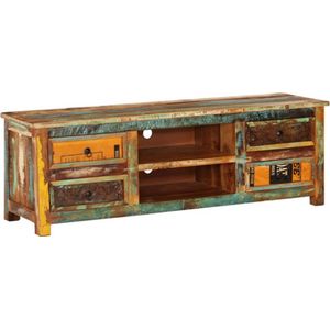 VidaXL TV-meubel 4 lades gerecycled hout
