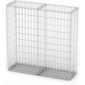 VidaXL Schanskorf met Deksel 100x100x30 cm - Gegalvaniseerd Draad