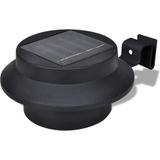 VidaXL Solar Buitenlampset 6 Stuks Zwart 