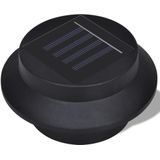 VidaXL Solar Buitenlampset 6 Stuks Zwart 
