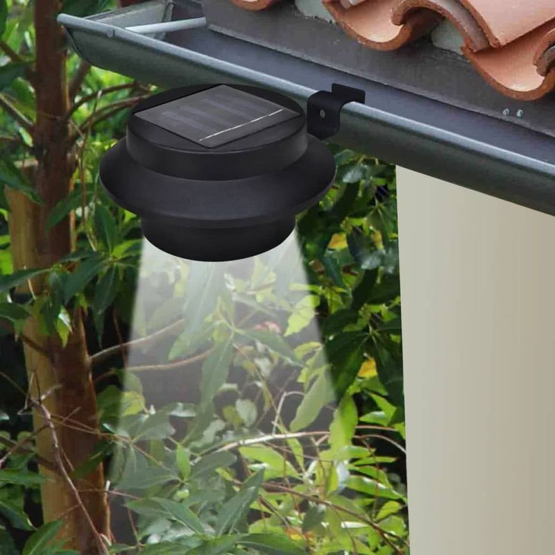 VidaXL Solar Buitenlampset 6 Stuks Zwart 