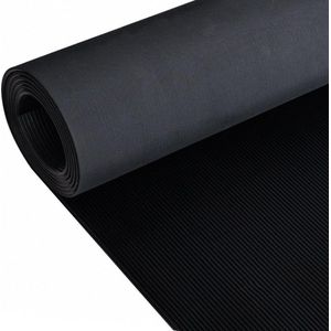 VidaXL-Rubberen-anti-slip-vloermat-2x1m-fijn-geribbeld