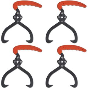 vidaXL - Boomtangen - 4 - st - met - PVC - handvat
