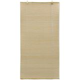 vidaXL - Rolgordijn - 100x160 - cm - bamboe - natuurlijk