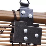 vidaXL - Bamboe Rolgordijn - Bruin - 100x160 cm - Hoogwaardige Bamboe