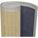 vidaXL Teppich Bambus Natur Rechteckig 150x200 cm