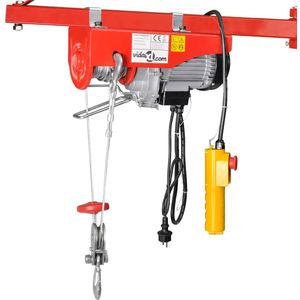 vidaXL Elektrischer Seilhebezug 1300 W 400/800 kg