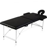 vidaXL-Massagetafel-met-2-zones-inklapbaar-aluminum-frame-zwart