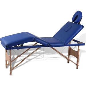 vidaXL-Inklapbare-massagetafel-4-zones-met-houten-frame-(blauw)