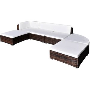 vidaXL-6-delige-Loungeset-met-kussens-poly-rattan-bruin