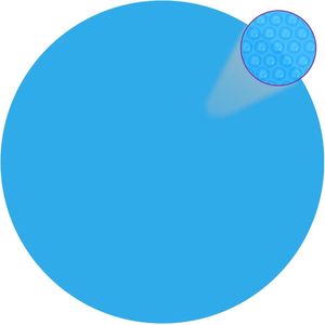 vidaXL-Zwembadzeil-rond-488-cm-PE-blauw