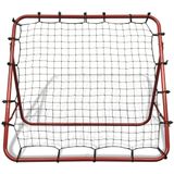 VidaXL Voetbal Kickback Rebounder Verstelbaar 100x100 cm