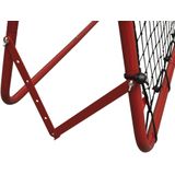 vidaXL Voetbal kickback rebounder verstelbaar 100x100 cm