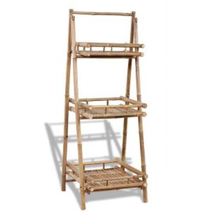 Bamboe Plantenstandaard - Naturel - 3 Schappen