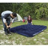 Pavillo Opblaasbaar luchtbed voor outdoor camping, snel opblazen, blauw, kingsize