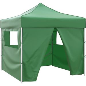 Vouwtent - Groen - 600D Oxfordstof - 100% Waterdicht - Inclusief Zijwanden