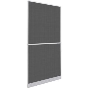 vidaXL Insektenschutz mit Scharnieren für Türen 100x215 cm Weiß