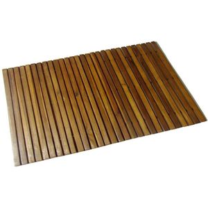 vidaXL - Badmat - 80x50 - cm - acaciahout
