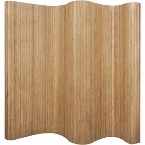 vidaXL - Kamerscherm - Natuurlijk - 250x165 cm - Bamboe