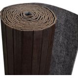 Bamboe - Scheidingswand - Donkerbruin - Bamboe en Nonwoven Achterkant