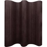 Bamboe - Scheidingswand - Donkerbruin - Bamboe en Nonwoven Achterkant