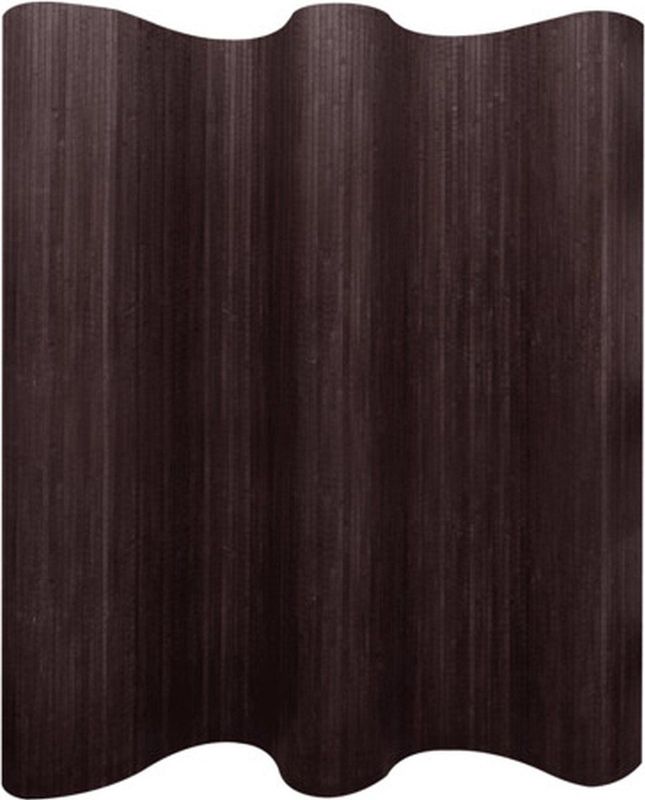 Bamboe - Scheidingswand - Donkerbruin - Bamboe en Nonwoven Achterkant
