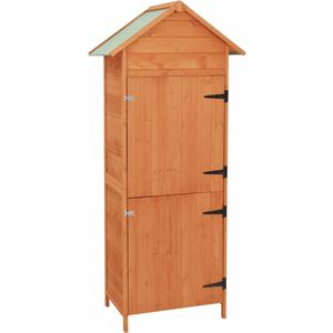 vidaXL Gartenschrank Braun 42,5x64x190 cm