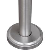 vidaXL - Brievenbus op Standaard - Roestvrij Staal - Inclusief Sleutels en Krantenhouder