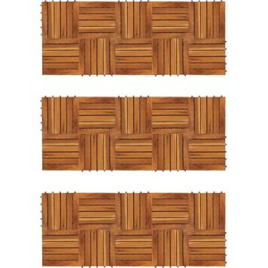 VidaXL-Terrastegels-verticaal-patroon-30-x-30-cm-Acacia-set-van-30