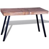 vidaXL Tisch Altholz Teak
