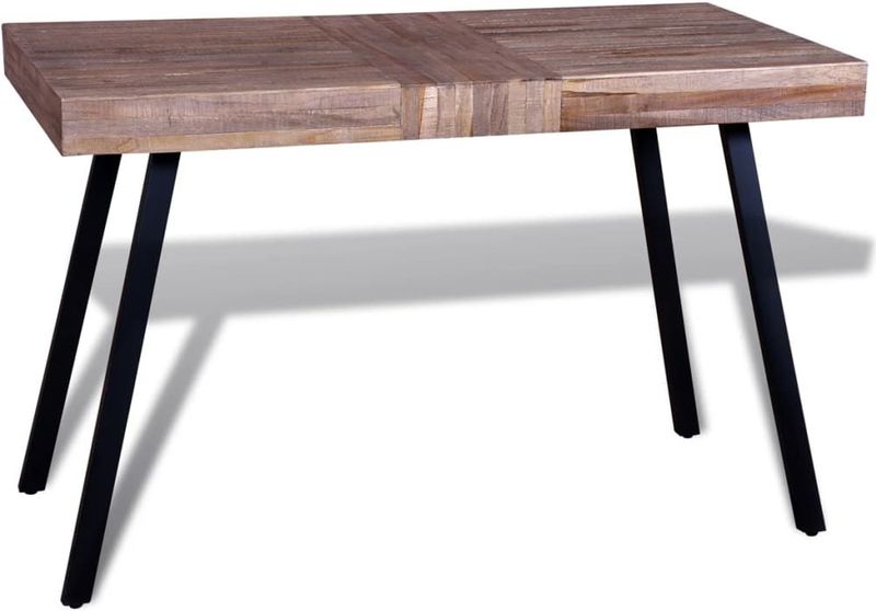 vidaXL Tisch Altholz Teak