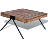 Couchtisch mit V-Beinen Altholz Teak Vidaxl