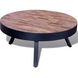 VidaXL Salontafel Rond Gerecycled Teakhout