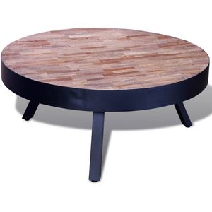 VidaXL Salontafel Rond Gerecycled Teakhout