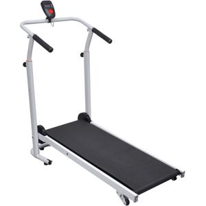 vidaXL - Mini-loopband - Zwart - Inklapbaar - Antislip Loopoppervlak