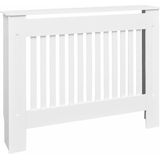 VidaXL Radiatorombouw 112 cm MDF Wit