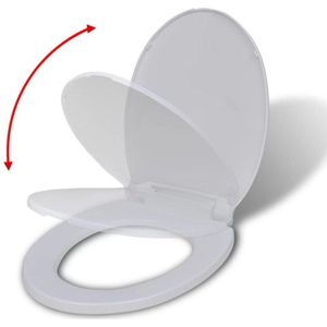 VidaXL-Toiletbril-soft-close-ovaal-wit