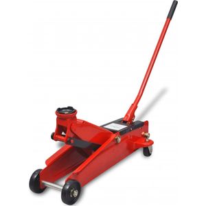 vidaXL-Hydraulische-vloerkrik-laag-profiel-3-ton-rood