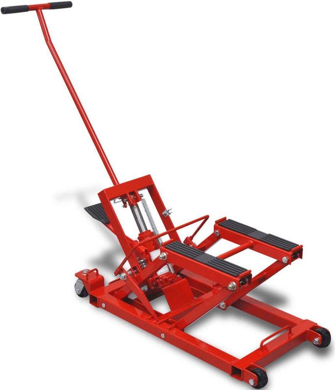 Hydraulische Motorkrik - Gietstaal - Max. Tilcapaciteit 680 kg - Tilbereik 118-368 mm