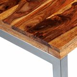 vidaXL-Eettafel/bureau-met-stalen-poten-massief-sheeshamhout