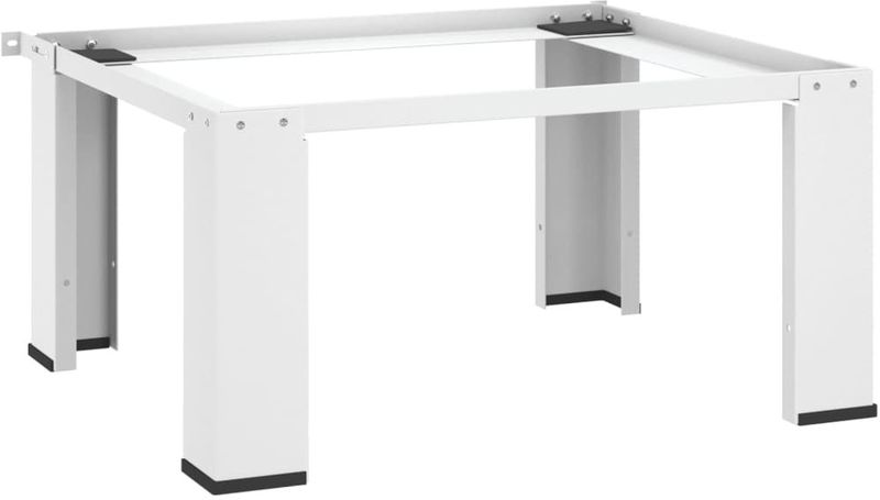 Wasmachine Verhoger - Wit - Staal - Met Anti-Slip Pads