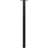 4 höhenverstellbare Tischbeine Schwarz 1100 mm Vidaxl