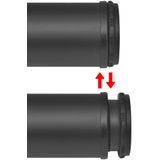 Tafelpoten - Verstelbaar - Zwart - 4 Stuks - IJzer