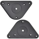 Tafelpoten - Verstelbaar - Zwart - 4 Stuks - IJzer