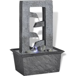 LED Binnenfontein - Watervalvorm - Poly-hars - UV-bestendig